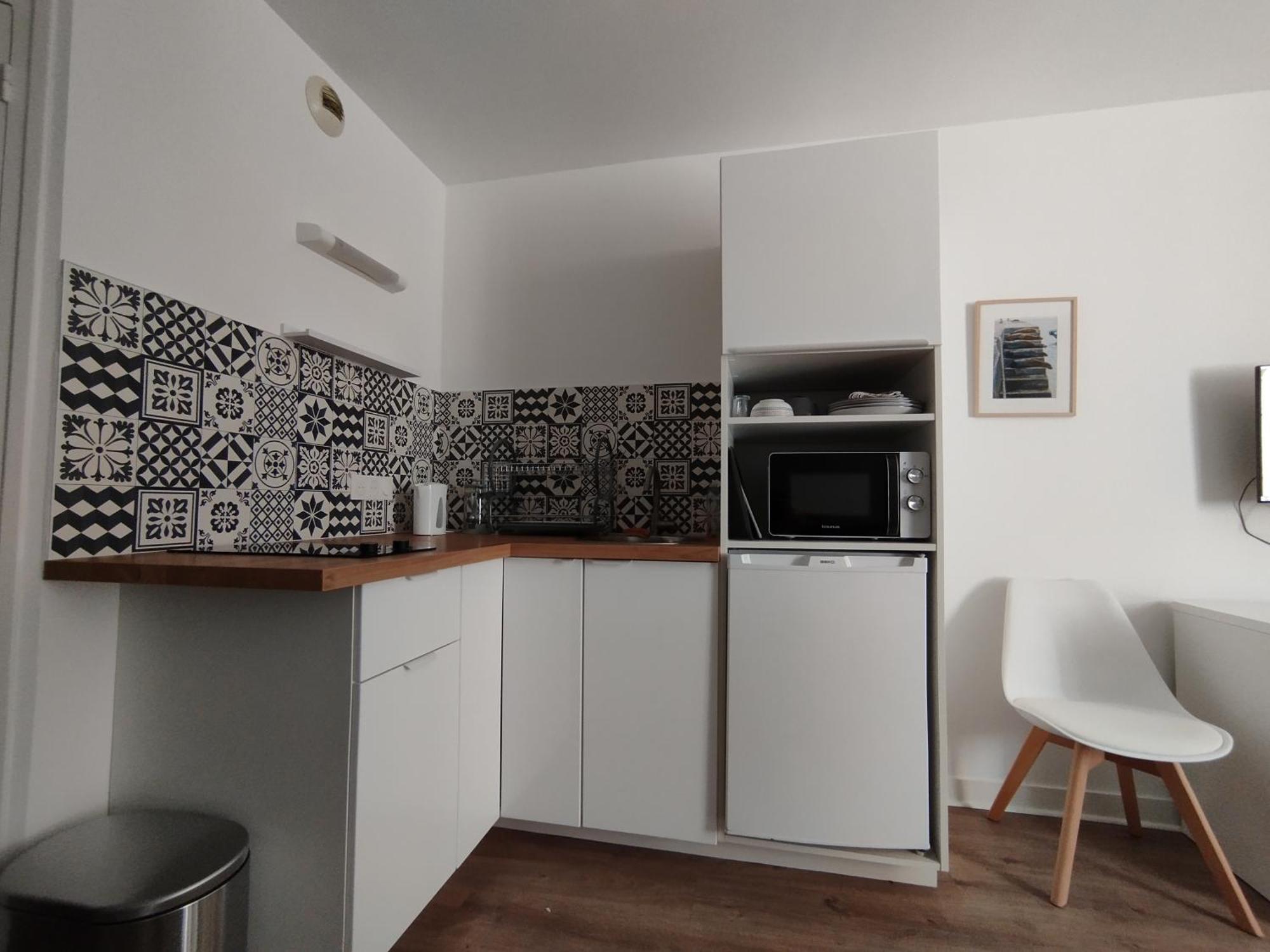 Studio Sur Cour, Centre-Ville Morlaix Buitenkant foto
